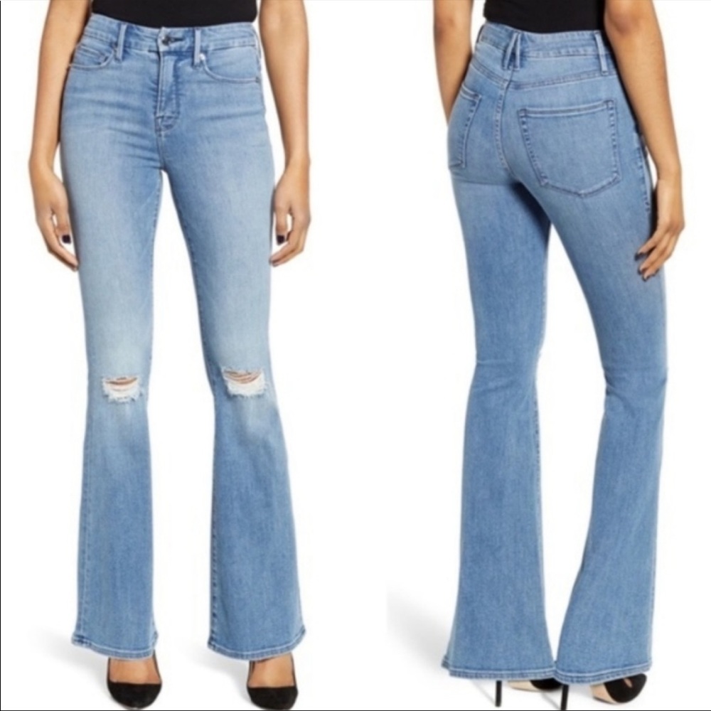 Good American Good Flare BLUE501 Jean 8/29